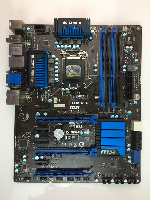 MSI MS-7752 Z77A-G45 Motherboard skt 1155 DDR3 Intel Z77